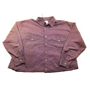 Vintage 90s Gitano Purple Long Sleeve Button Down 2xl